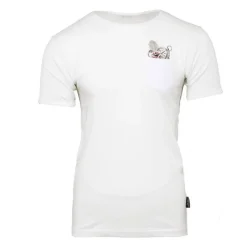 Tee shirt maddy avec poche colorée imprimé rose Homme Homme Tee Shirt
