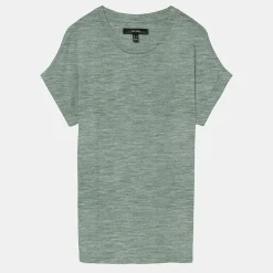 Clearance Tee shirt maille Brianna col rond Femme Femme Haut, Chemise|Tee Shirt