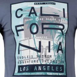 Online Tee shirt manches courtes imprime coton doux Californie martial assor 24 Homme Homme Tee Shirt