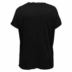 Discount Tee shirt manches courtes col rond dentelle uni Femme Femme Haut, Chemise|Tee Shirt