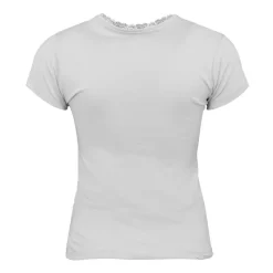 Discount Tee shirt manches courtes col V dentelles lona Femme Femme Haut, Chemise|Tee Shirt