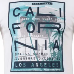 Online Tee shirt manches courtes imprime coton doux Californie martial assor 24 Homme Homme Tee Shirt