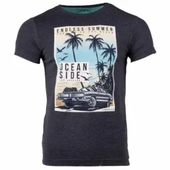 Clearance Tee shirt manches courtes imprime coton doux Los Angeles mao assor 24 Homme Homme Tee Shirt