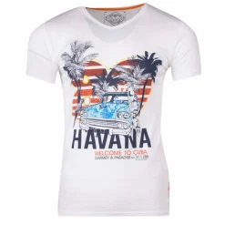 Online Tee shirt manches courtes imprime coton doux Cuba molly assor 24 Homme Homme Tee Shirt