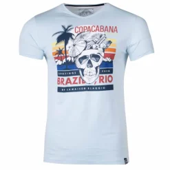 Tee shirt manches courtes imprime coton doux Copacabana mercia assor 24 Homme Homme Tee Shirt