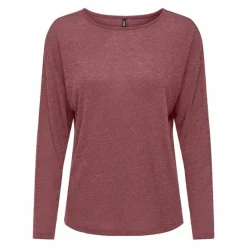 Clearance Tee shirt manches longues col rond maille fine Femme Femme Haut, Chemise|Tee Shirt