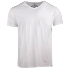 New Tee shirt mc col v slub 100 % coton assor 24 myke-a Homme Homme Tee Shirt