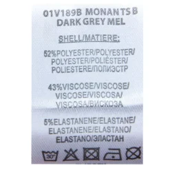 New Tee shirt monan dark grey col rond avec col blanc Enfant Enfant Tee Shirt