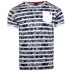 Best Tee shirt motif marinière manches courtes mauricio Homme Homme Tee Shirt