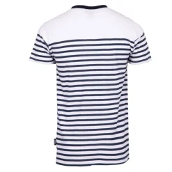 Sale Tee shirt murphy marinière avec col boutonné Homme Homme Tee Shirt