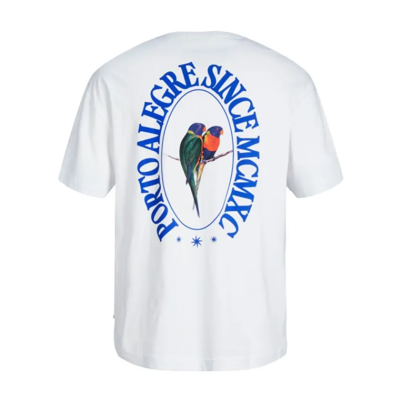 Best Tee shirt mykonos imprimé perroquet coton Homme Homme Tee Shirt