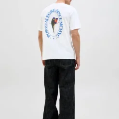 Best Tee shirt mykonos imprimé perroquet coton Homme Homme Tee Shirt