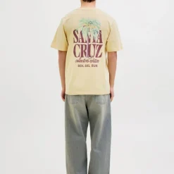 Best Tee shirt mykonos italian straw col rond Homme Homme Tee Shirt