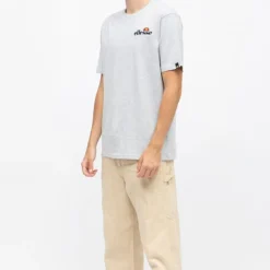 Sale Tee shirt noir col rond regular logo brodé Homme Homme Tee Shirt