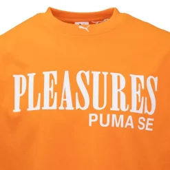 Online Tee shirt ras de cou x Pleasures coton Homme Homme Vetements De Sports Homme|Tee Shirt