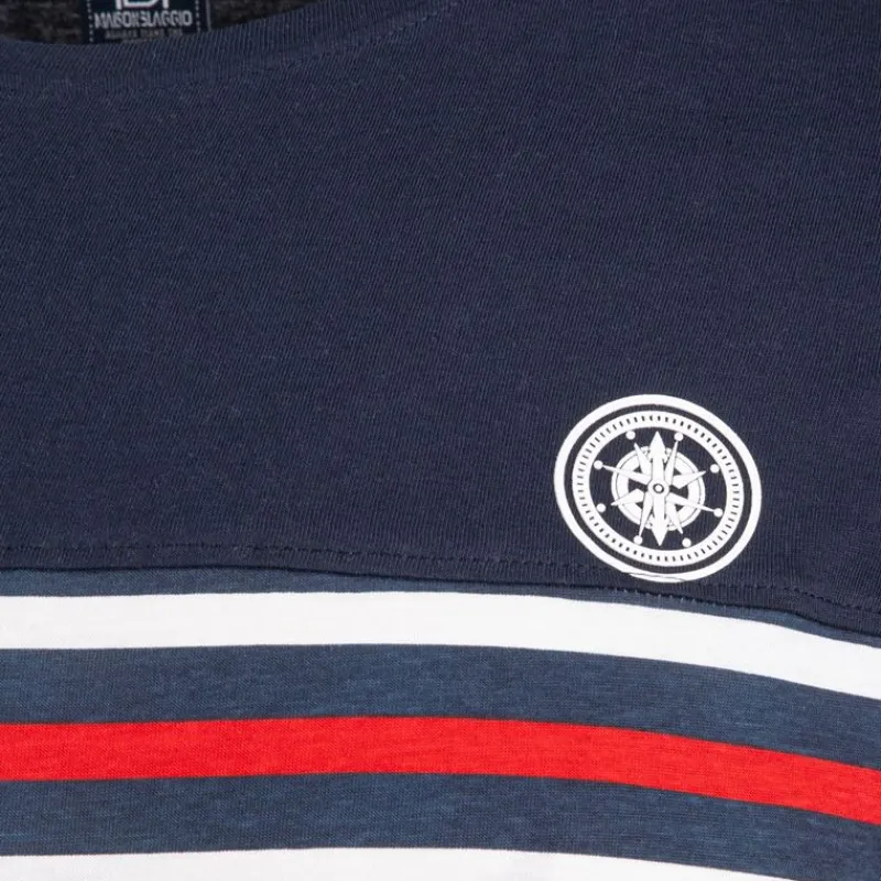 New Tee shirt rayé marinière Homme Homme Tee Shirt