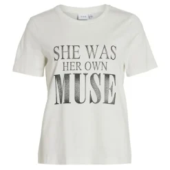 Tee shirt regular fit imprimé MUSE Femme Femme Haut, Chemise|Tee Shirt