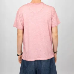 Sale Tee shirt coton chiné col V Homme Homme Tee Shirt