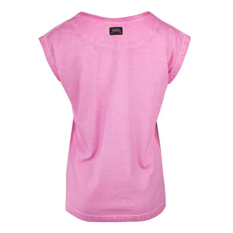 Online Tee shirt délavé imprimé devant Femme Femme Haut, Chemise|Tee Shirt