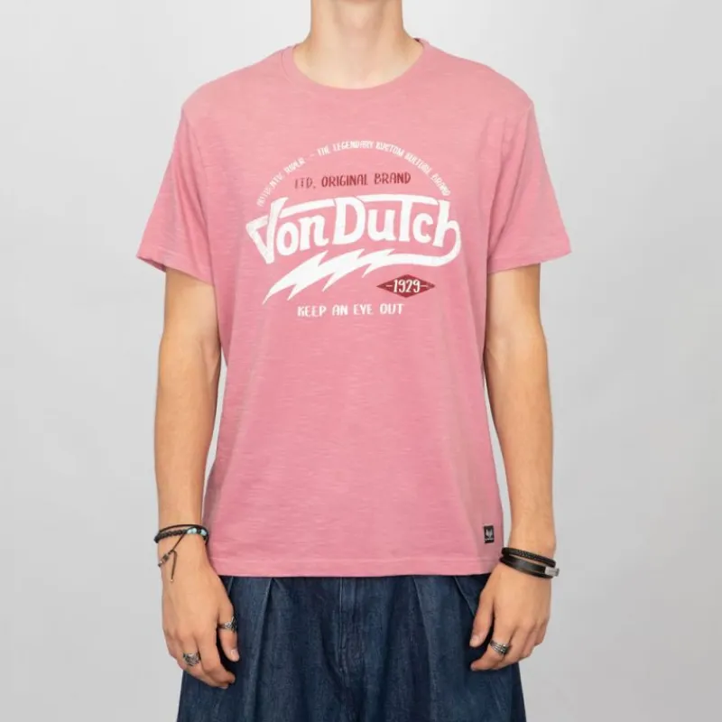 Clearance Tee shirt estival coton chiné imprimé logo Homme Homme Tee Shirt