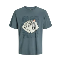 Sale Tee shirt sully antracithe coton Homme Homme Tee Shirt