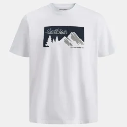 Sale Tee shirt sun coton imprimé montagne Homme Homme Tee Shirt