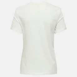 New Tee shirt Tenna col rond coton imprimé coeur regular Femme Femme Haut, Chemise|Tee Shirt