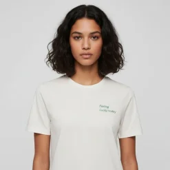 Online Tee shirt Texi Feeling lucky today coton Femme Femme Haut, Chemise|Tee Shirt