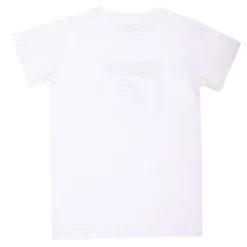 New Tee shirt tissu chiné imprimé logo blason Enfant Enfant Tee Shirt