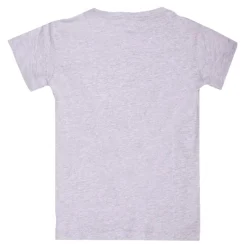 New Tee shirt tissu chiné imprimé logo blason Enfant Enfant Tee Shirt