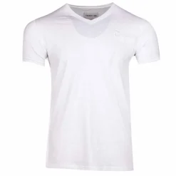 Sale Tee shirt uni col V Aquarossa Homme Homme Tee Shirt