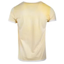 Clearance Tee shirt uni délavé col V Homme Homme Tee Shirt