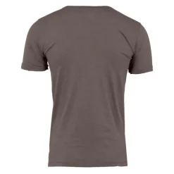 Outlet Tee shirt uni manu-b col v avec boutons Homme Homme Tee Shirt