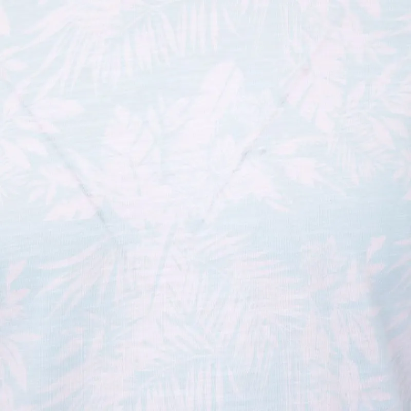 Outlet Tee shirt uni menson-b avec imprimé feuilles Homme Homme Tee Shirt