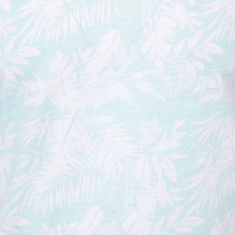 New Tee shirt uni menson-b avec imprimé feuilles Homme Homme Tee Shirt