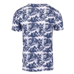 Discount Tee shirt uni menson-b avec imprimé feuilles Homme Homme Tee Shirt