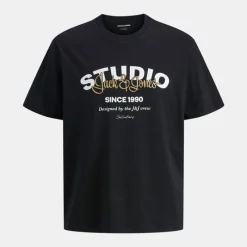 Tee shirt yuki coton imprimé logo col ras de cou Homme Homme Tee Shirt