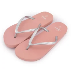 New Tong metalisée argent rosita Femme Femme Tongs, Mules