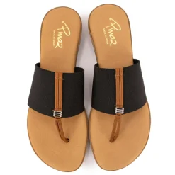 Hot Tongs elastico uni Femme Femme Tongs, Mules