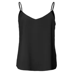 New Top fin à bouton sans manche uni Femme Femme Haut, Chemise