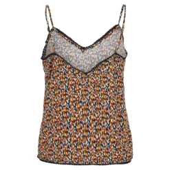 Outlet Top folias à fleurs black beauty col v Femme Femme Haut, Chemise