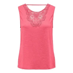 Top sans manches à dentelle Femme Femme Tee Shirt|Haut, Chemise