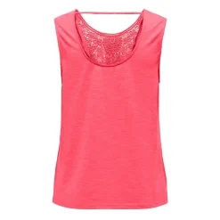 Top sans manches à dentelle Femme Femme Tee Shirt|Haut, Chemise
