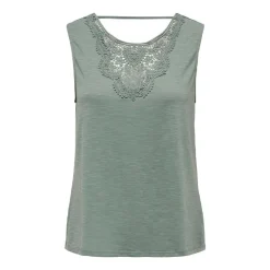 Online Top sans manches à dentelle Femme Femme Tee Shirt|Haut, Chemise