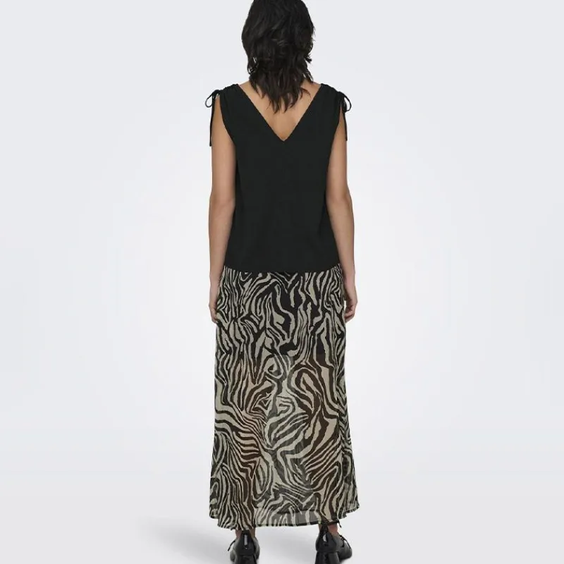 Online Top sans manches avec détail sur les épaules Femme Femme Haut, Chemise