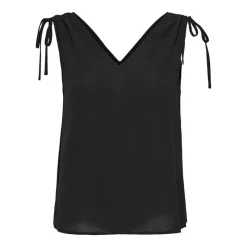 Online Top sans manches avec détail sur les épaules Femme Femme Haut, Chemise