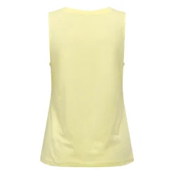 Hot Top sans manches fleurs en relief jaune Femme Femme Haut, Chemise|Tee Shirt