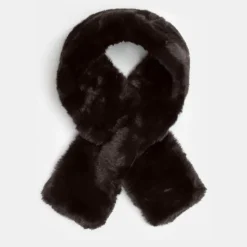 Hot Tour de cou fausse fourrure à nouer Femme Femme Écharpe, Foulard