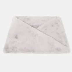 Best Tour de cou fausse fourrure forme trapèze Femme Femme Écharpe, Foulard