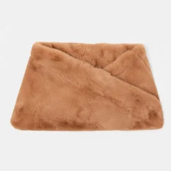 Best Tour de cou fausse fourrure forme trapèze Femme Femme Écharpe, Foulard